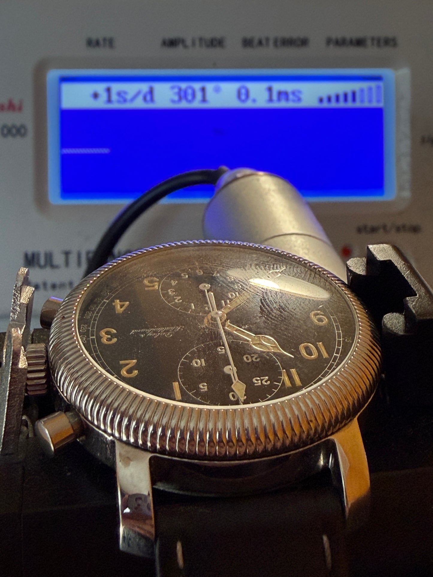 ORIGINAL DUBEY & SCHALDENBRAND PILOT FLIEGER CHRONOGRAPH AUTOMATIK EDELSTAHL