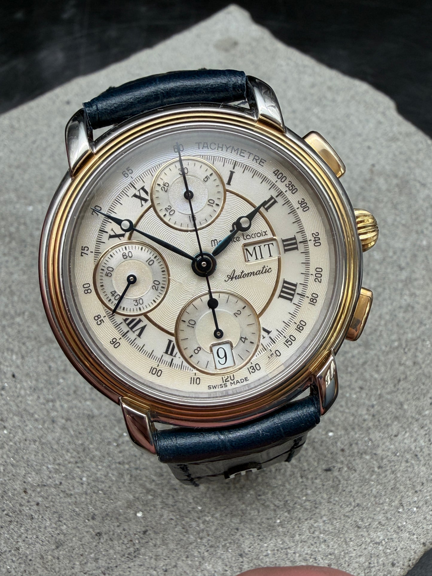 ORIGINAL MAURICE LACROIX 67413 DAYDATE CHRONOGRAPH AUTOMATIK 7750 MASTERPIECE