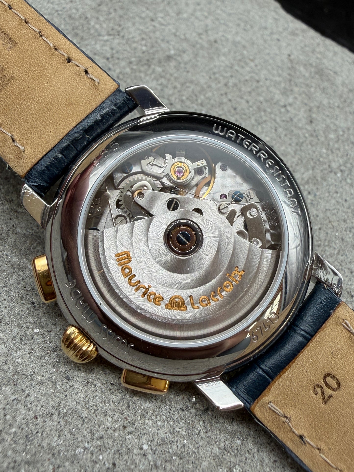 ORIGINAL MAURICE LACROIX 67413 DAYDATE CHRONOGRAPH AUTOMATIK 7750 MASTERPIECE