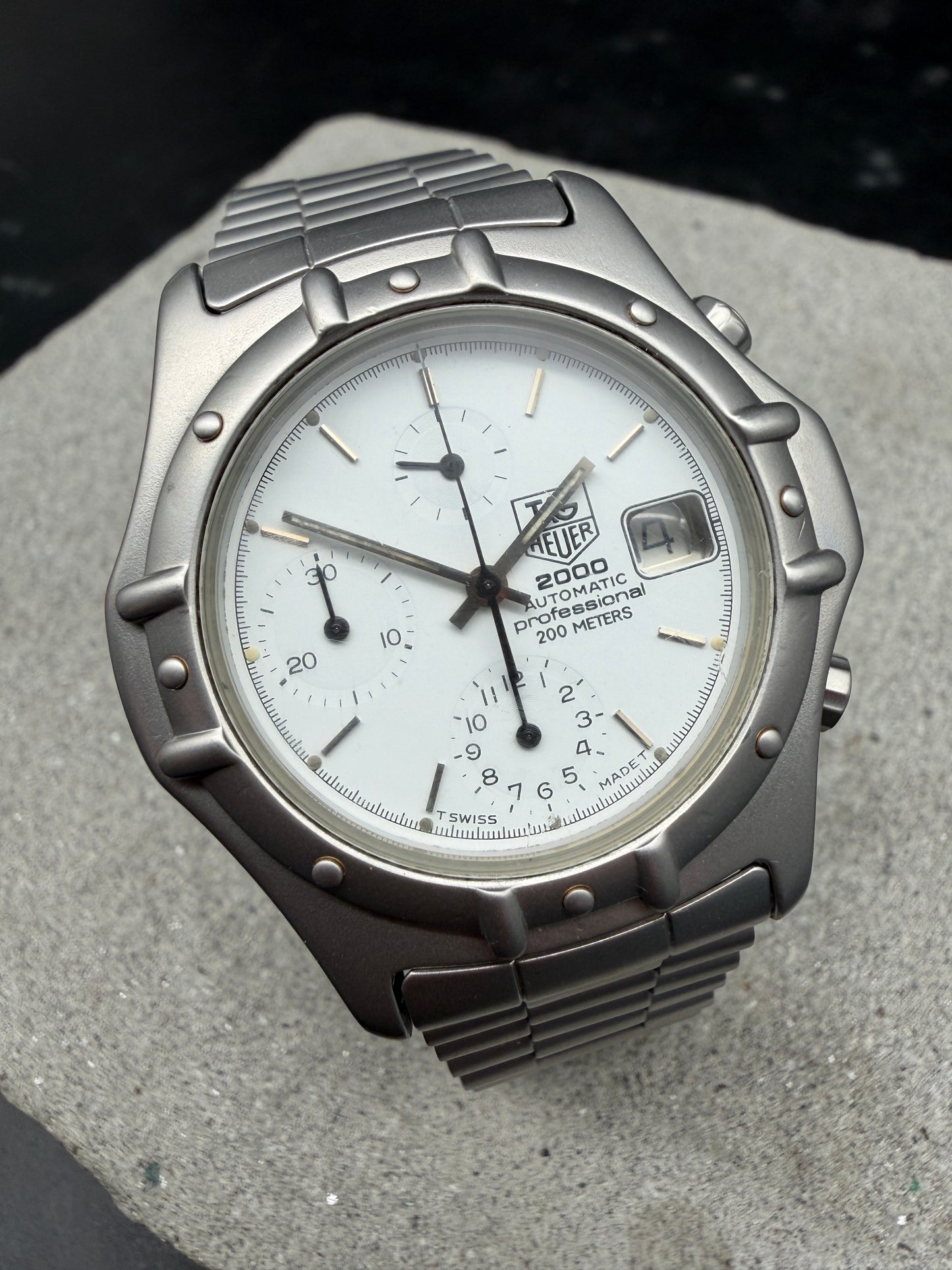 ORIGINAL TAG HEUER 2000 CHRONOGRAPH AUTOMATIK 154.006 ALBINO PROFESSIONAL UHR