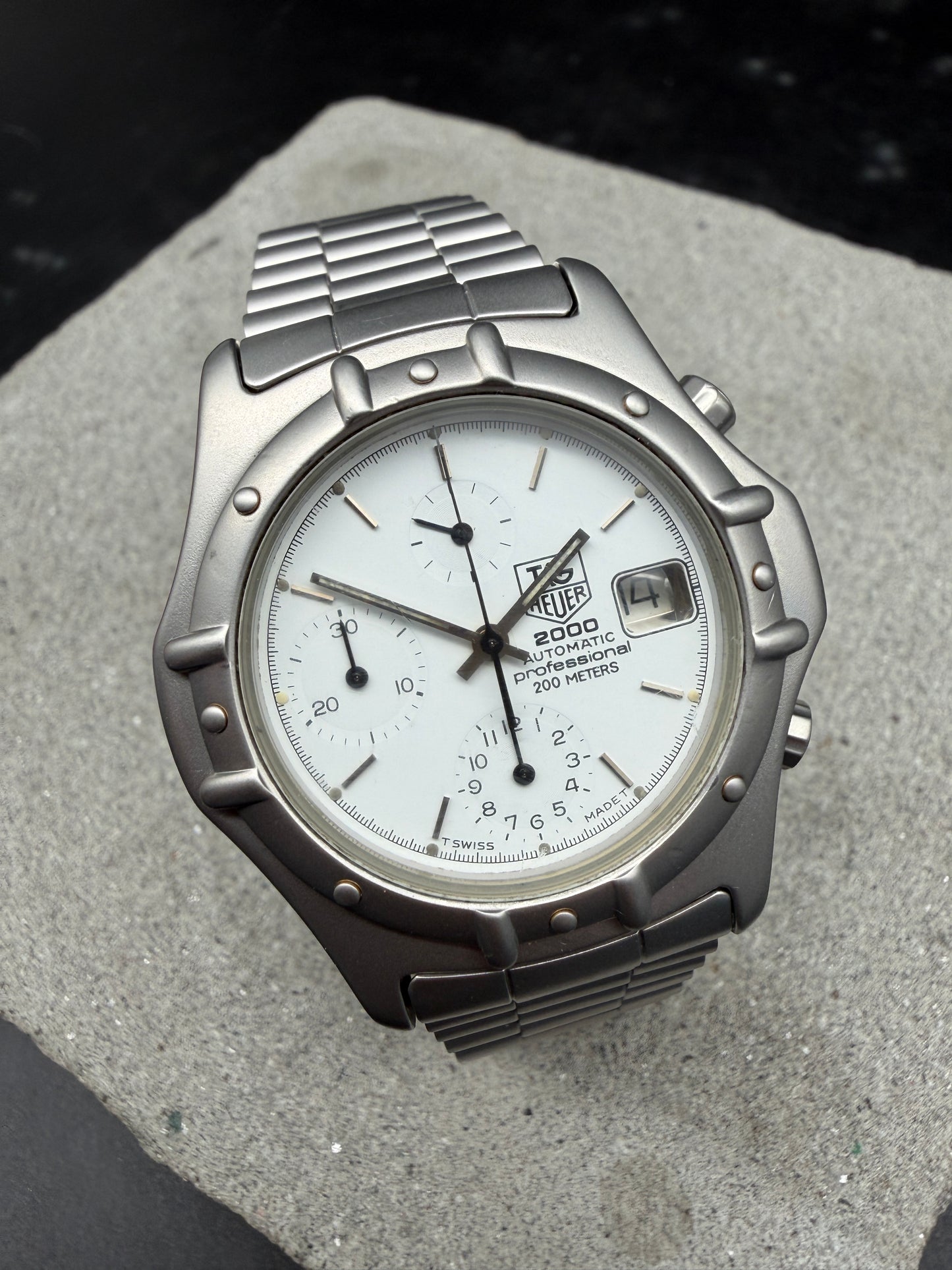 ORIGINAL TAG HEUER 2000 CHRONOGRAPH AUTOMATIK 154.006 ALBINO PROFESSIONAL UHR