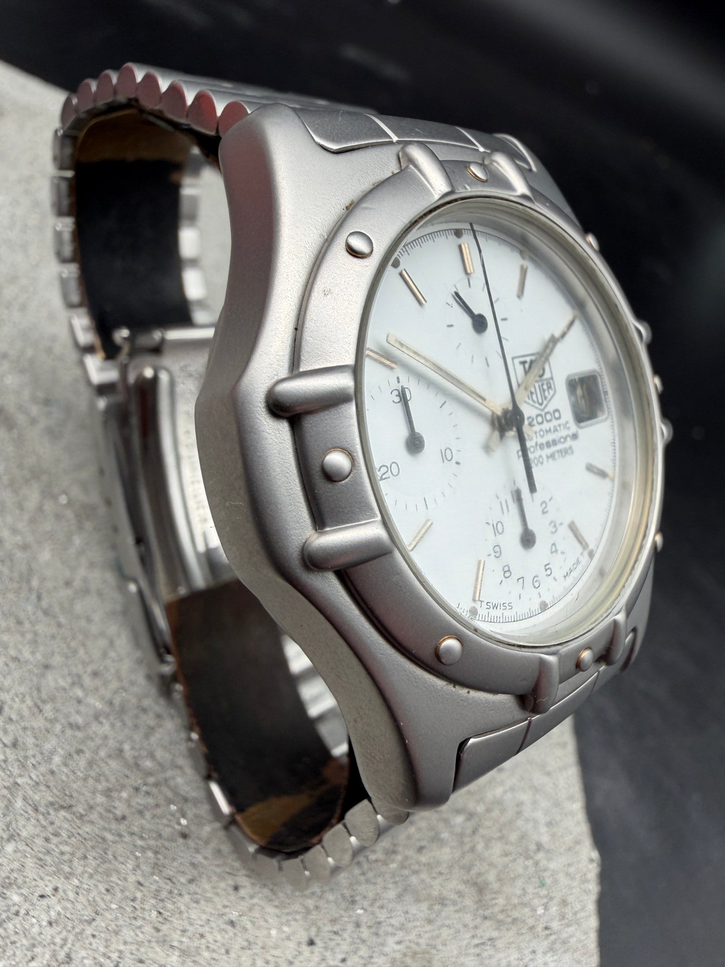 ORIGINAL TAG HEUER 2000 CHRONOGRAPH AUTOMATIK 154.006 ALBINO PROFESSIONAL UHR