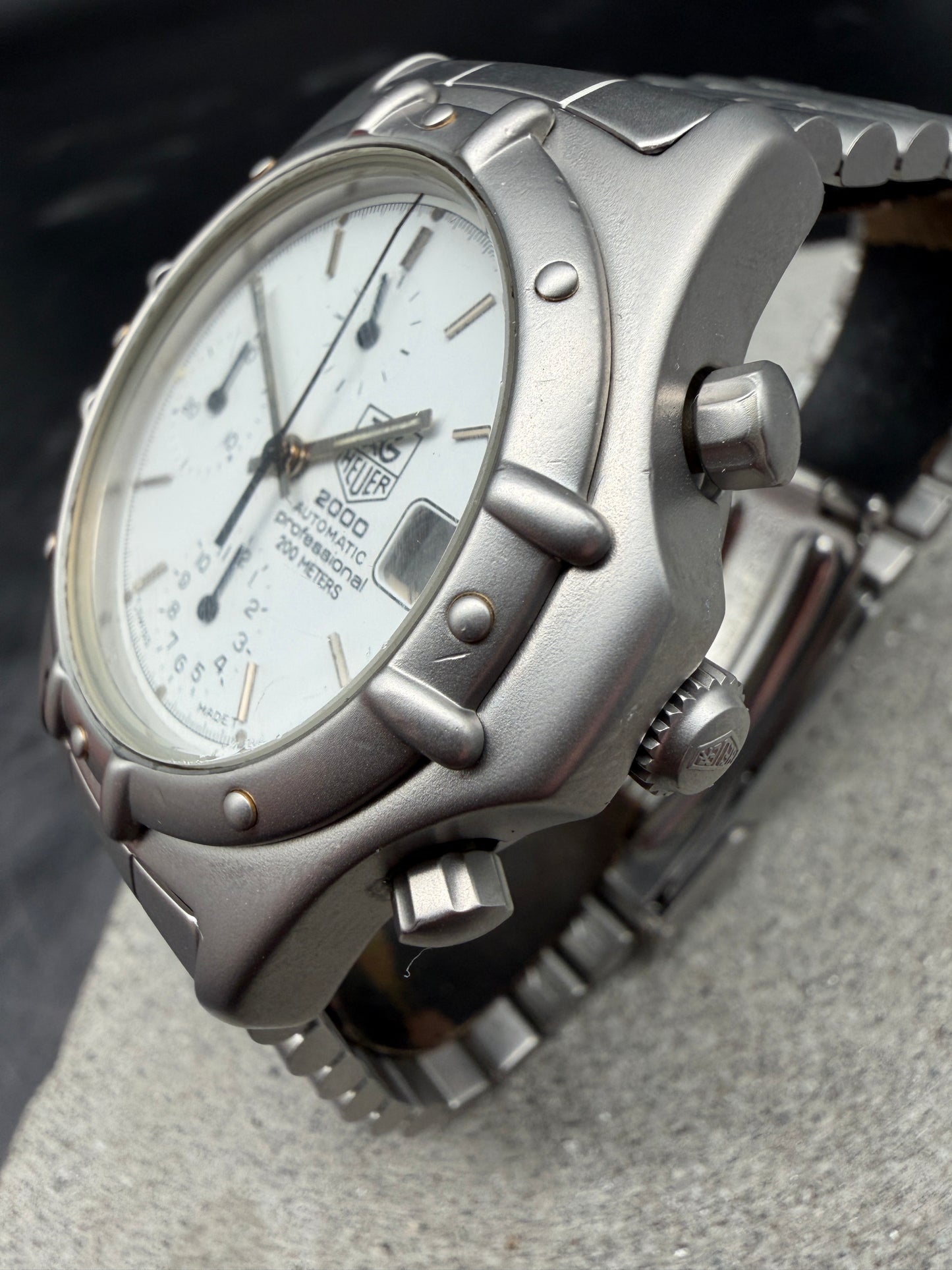 ORIGINAL TAG HEUER 2000 CHRONOGRAPH AUTOMATIK 154.006 ALBINO PROFESSIONAL UHR