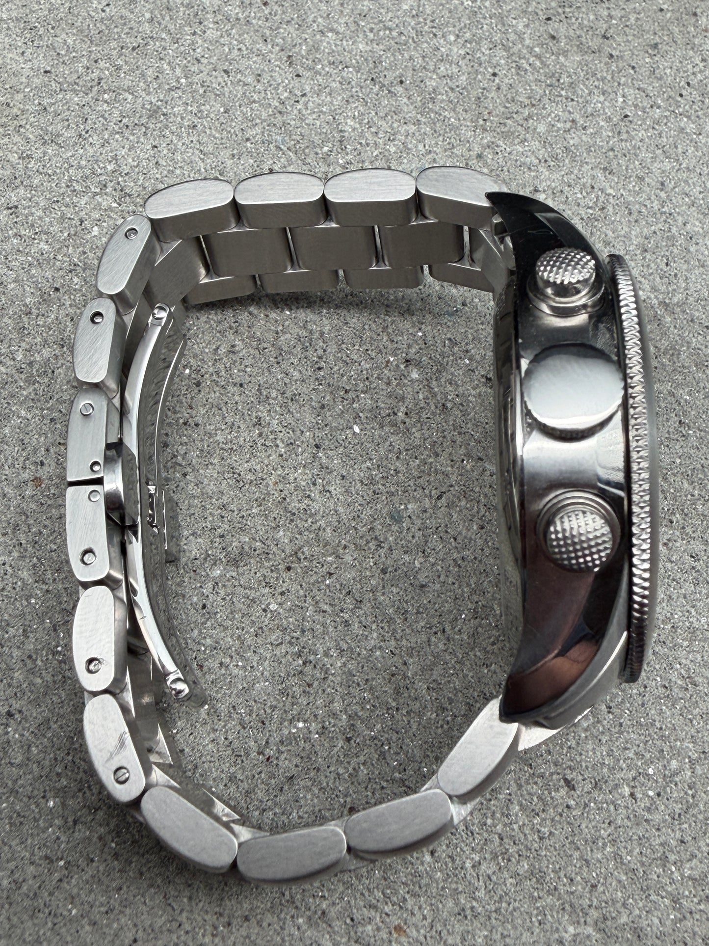 ORIGINAL LONGINES GRANDE VITESSE L3.635.4 AUTOMATIK CHRONOGRAPH GLASBODEN STAHL