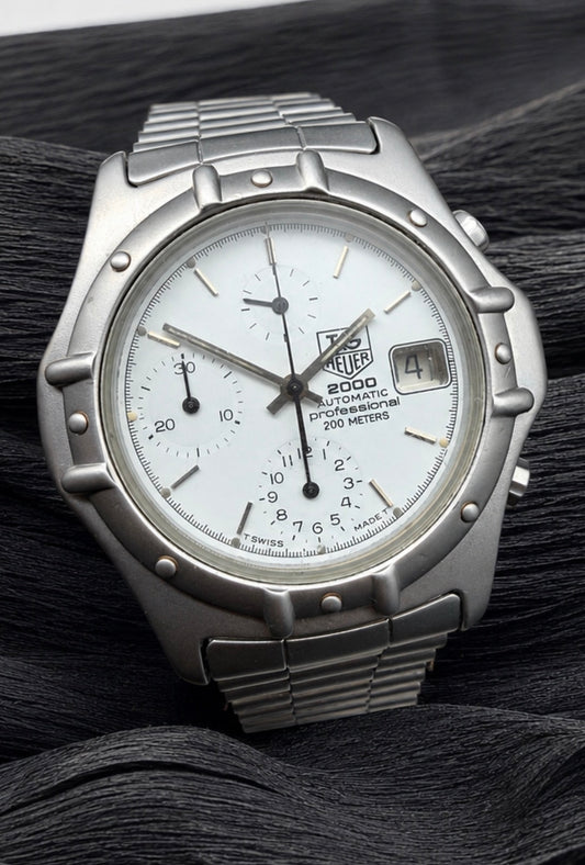 ORIGINAL TAG HEUER 2000 CHRONOGRAPH AUTOMATIK 154.006 ALBINO PROFESSIONAL UHR