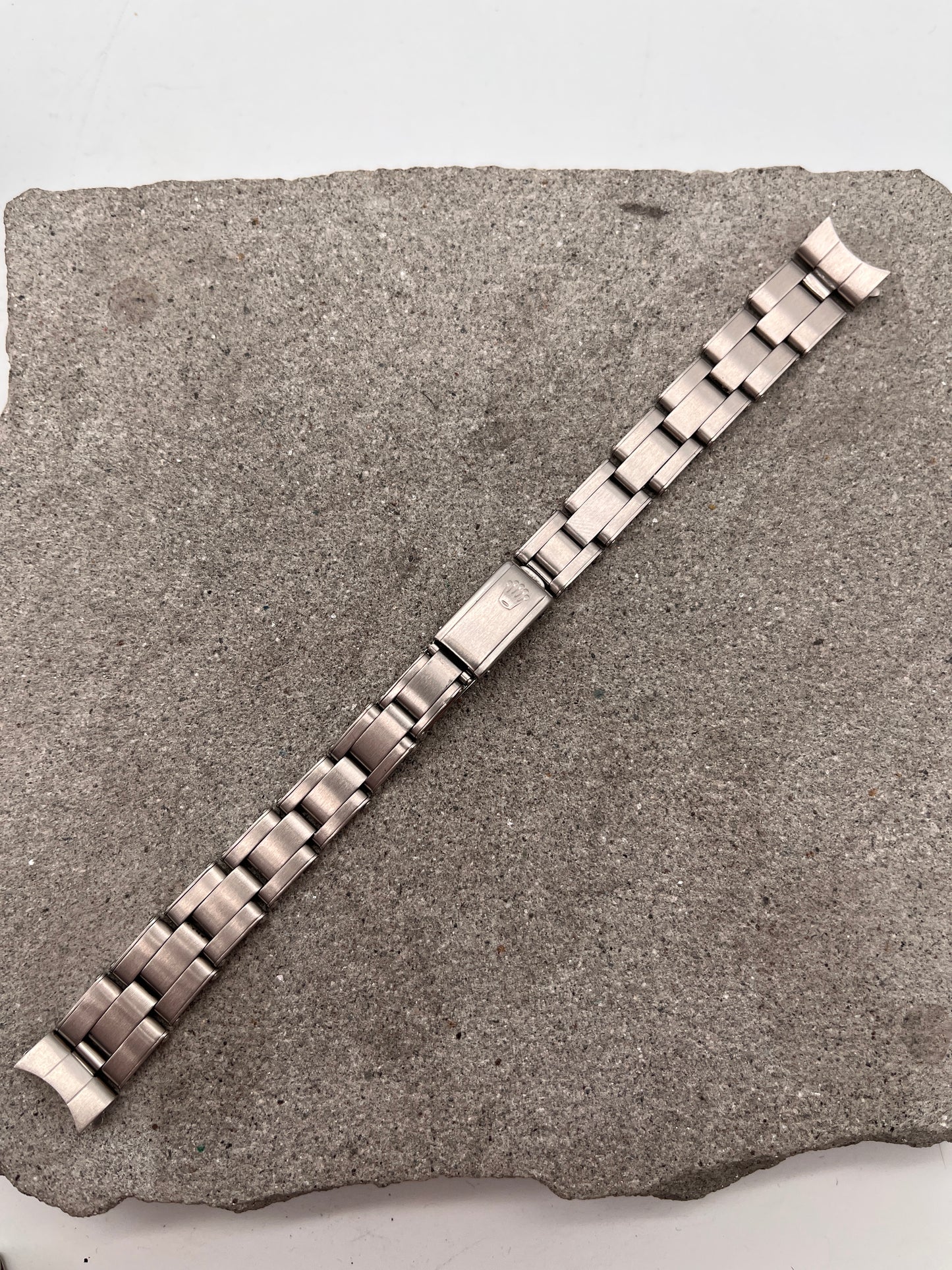 #1033 ORIGINAL ROLEX LADY OYSTER 13MM RIVETED VINTAGE ARMBAND DAMEN DATEJUST