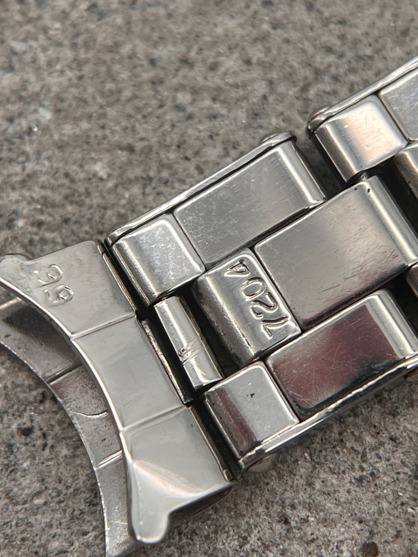 #1033 ORIGINAL ROLEX LADY OYSTER 13MM RIVETED VINTAGE ARMBAND DAMEN DATEJUST
