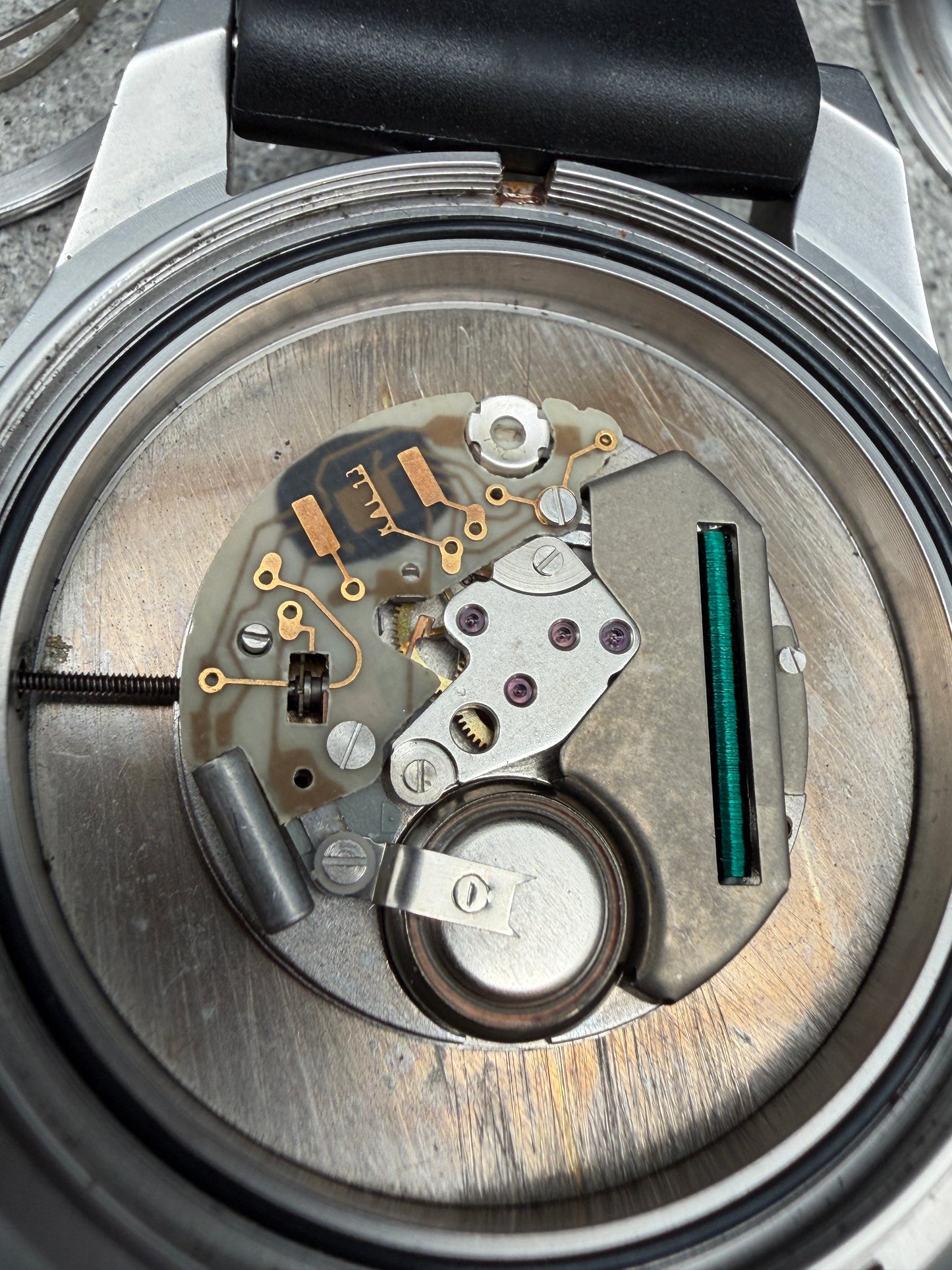 ORIGINAL RUHLA QUARTZ TAUCHERUHR NVA KSK -18 KAMPFTAUCHER MARINETAUCHER 44mm UHR