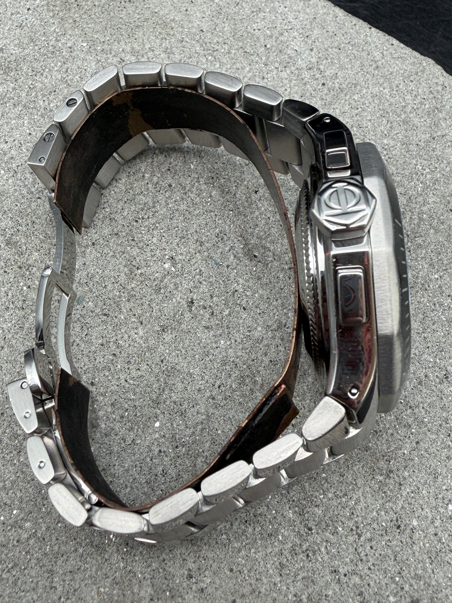 ORIGINAL BAUME & MERCIER RIVIERA AUTOMATIK CHRONOGRAPH EDELSTAHL TAUCHER 42mm