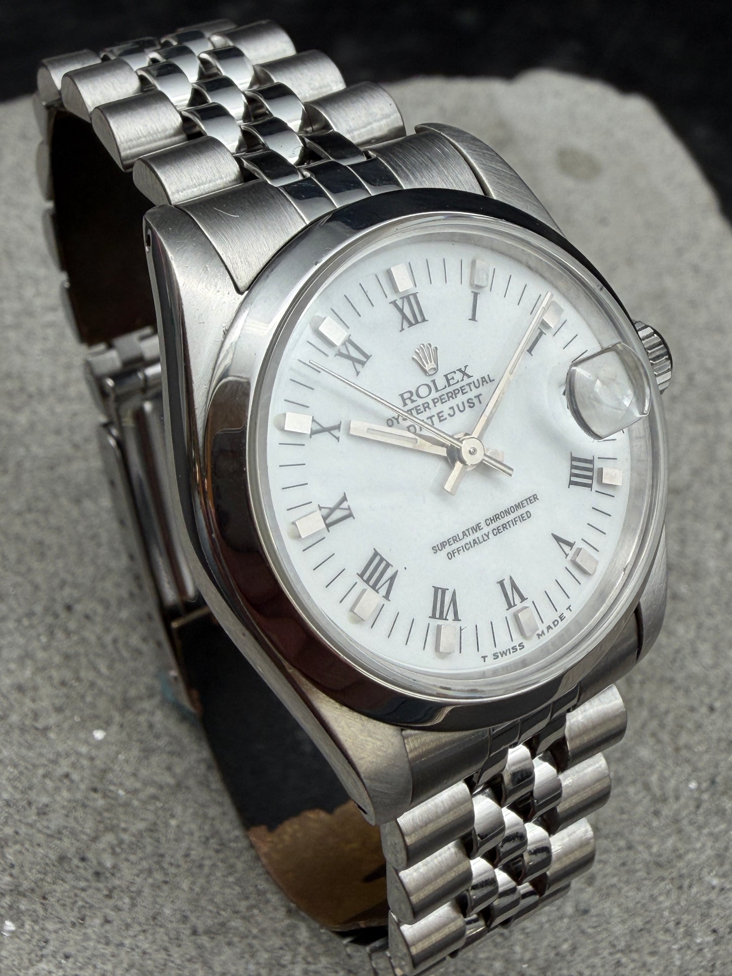LUXUS ROLEX DATEJUST 31 MEDIUM EDELSTAHL AUTOMATIK JUBILEE BUCKLEY DIAL FULLSET