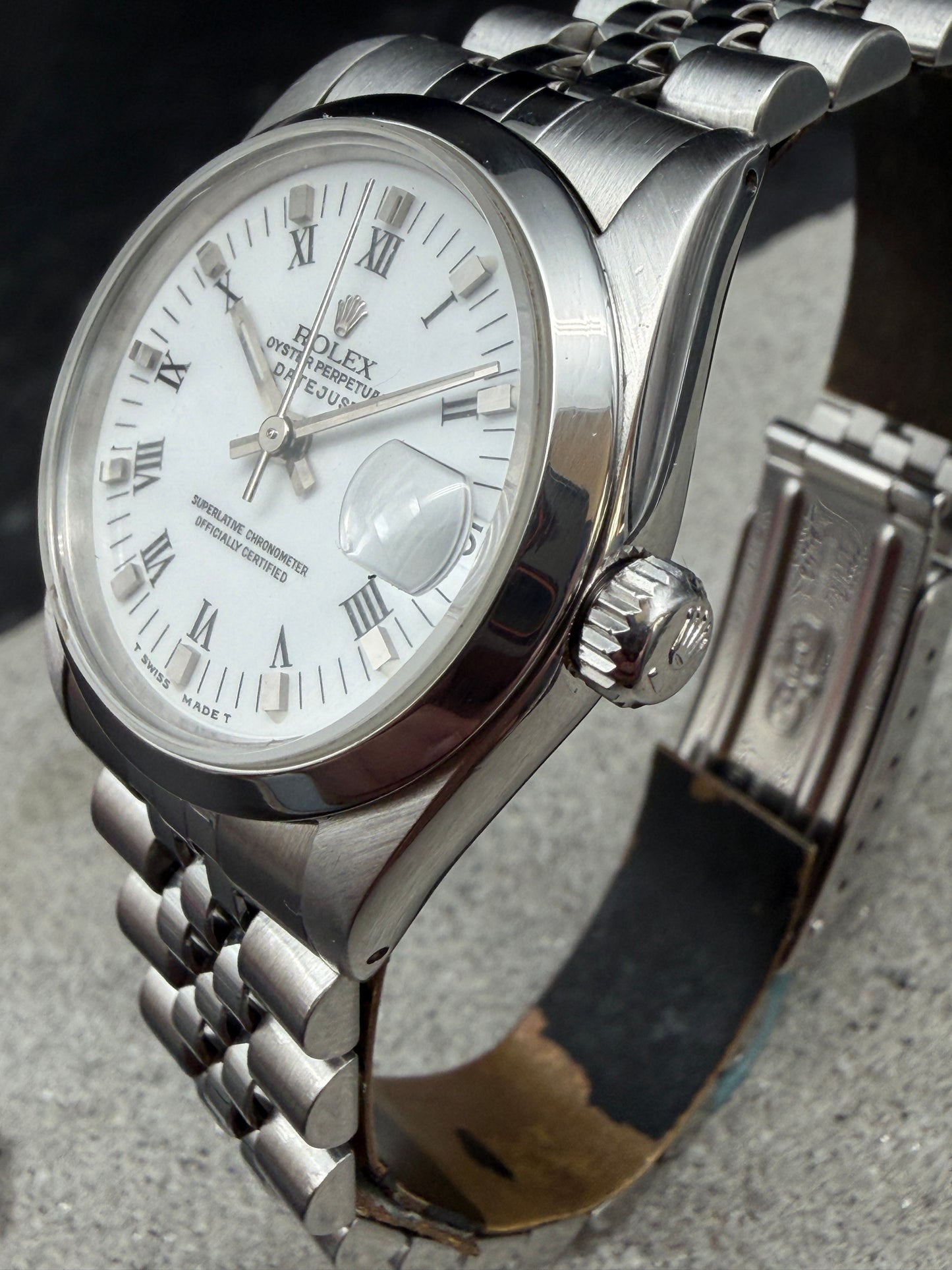 LUXUS ROLEX DATEJUST 31 MEDIUM EDELSTAHL AUTOMATIK JUBILEE BUCKLEY DIAL FULLSET