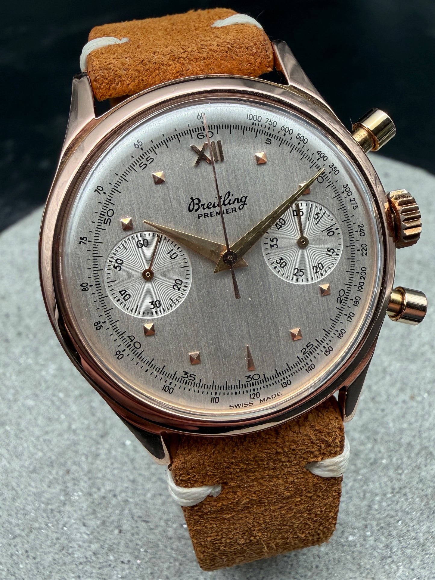 BREITLING PREMIER 777 ROTGOLD ROSEGOLD 18 KARAT 750 CHRONOGRAPH 175 UHR