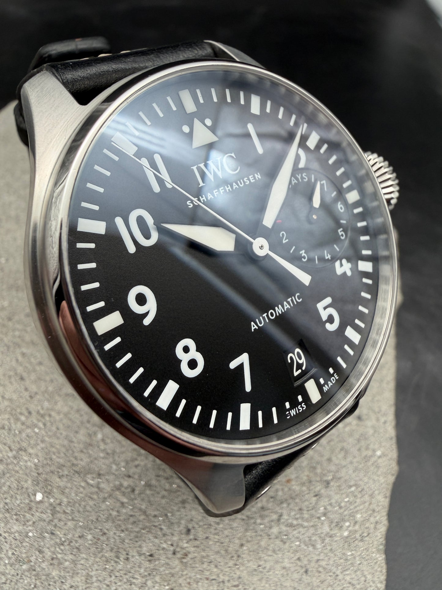 ORIGINAL IWC SCHAFFHAUSEN IW5004 BIG PILOT 46mm AUTOMATIK 7 DAY FLIEGERUHR PILOT