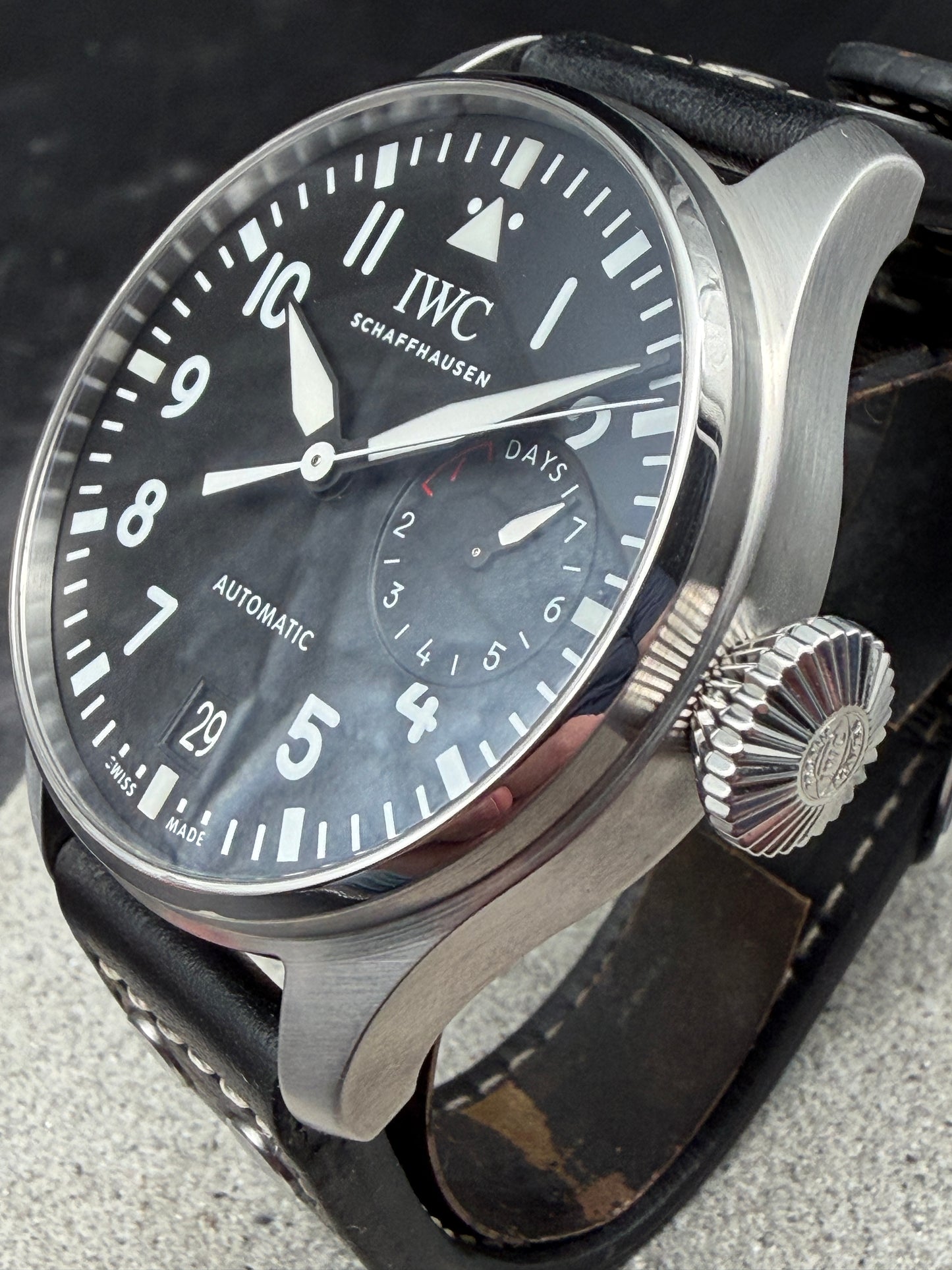 ORIGINAL IWC SCHAFFHAUSEN IW5004 BIG PILOT 46mm AUTOMATIK 7 DAY FLIEGERUHR PILOT